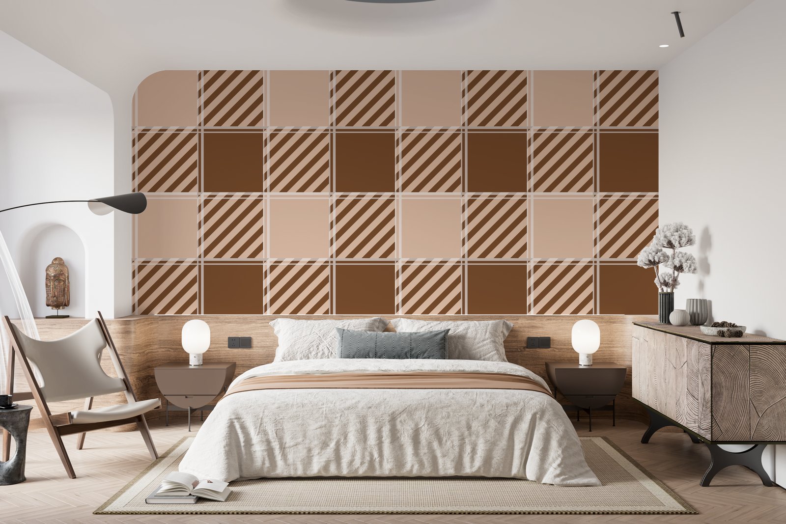 Papier peint 99 - mockup salon