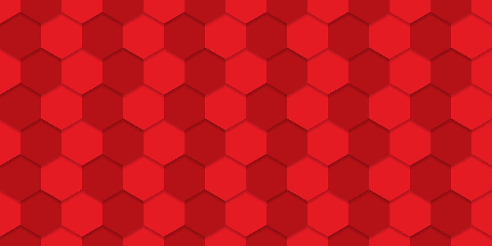 Papier Peint Texturé - Motif Alvéoles Rouge