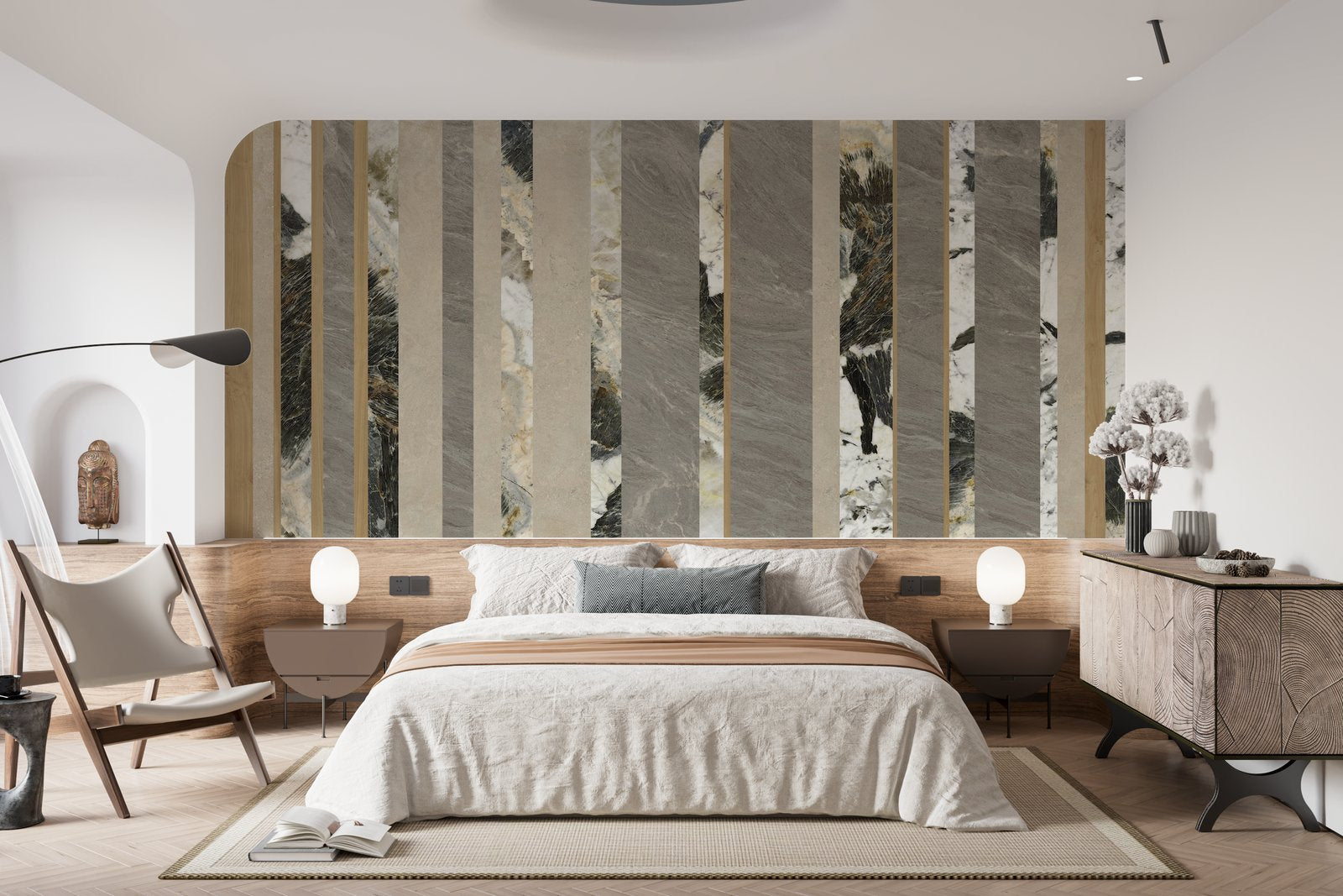 Papier peint 991 - mockup salon