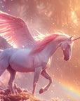 Papier Peint Licornes - Licorne Flamboyante