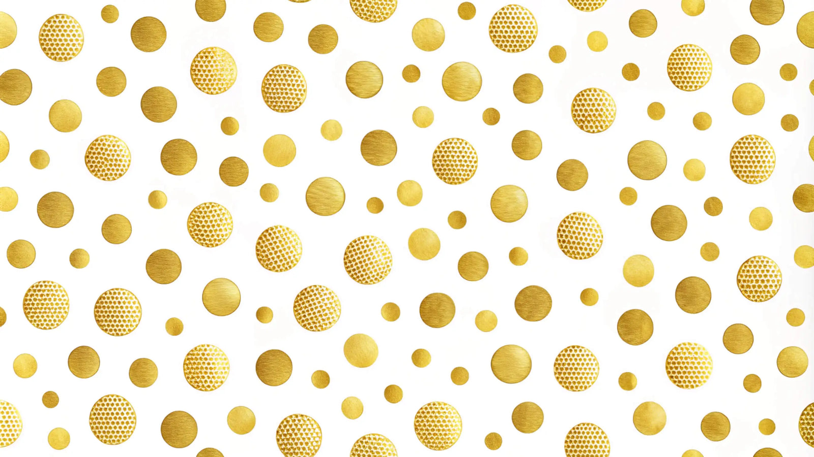 Geometric Wallpaper - Golden Scales