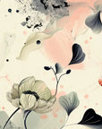 Papier Peint Abstrait - Floral Artistique