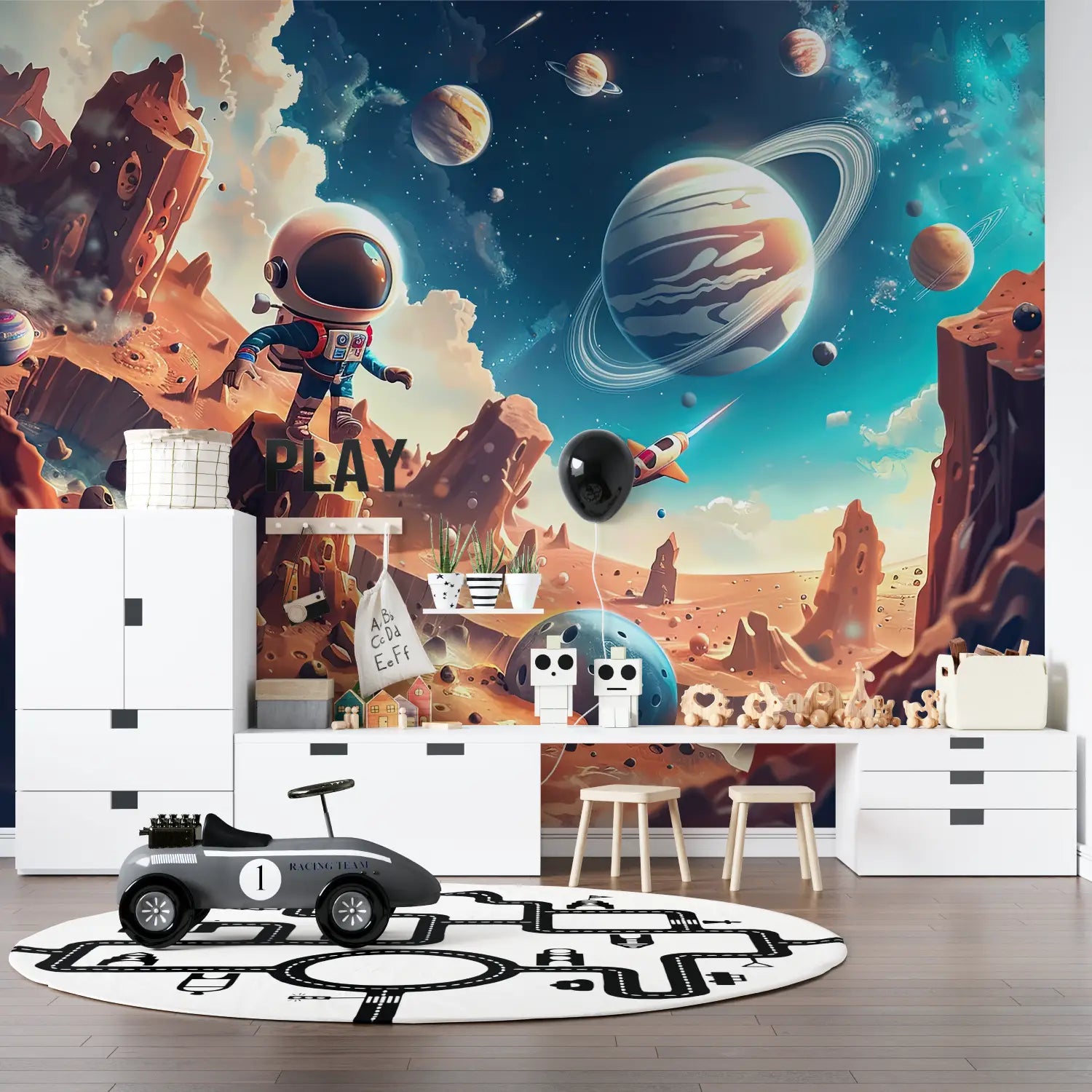 Children's Wallpaper - Fantasy Cosmic Exploration