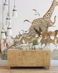 Papier Peint Enfant – Safari Imaginaire