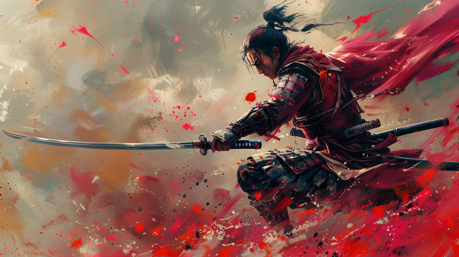 Japanese Wallpaper - Scarlet Warrior