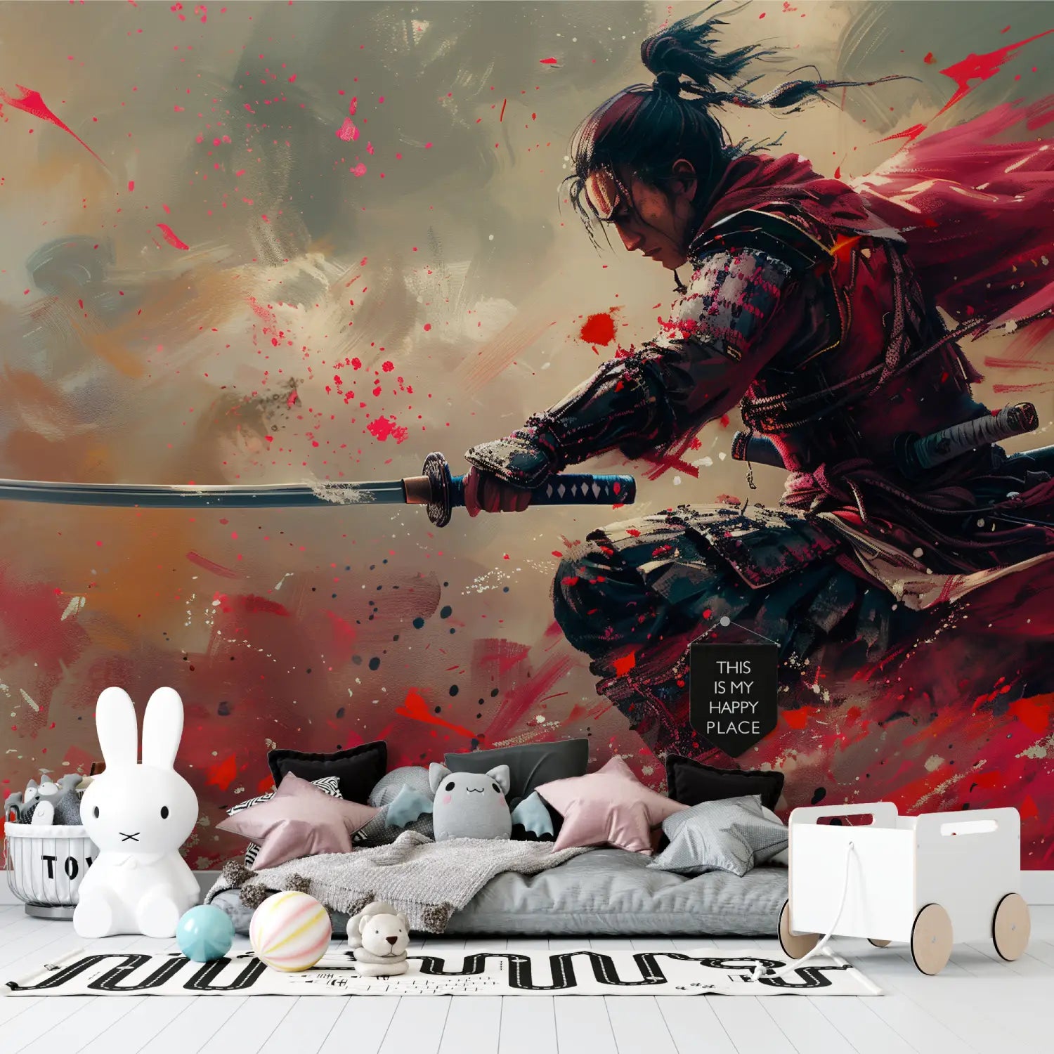 Japanese Wallpaper - Scarlet Warrior