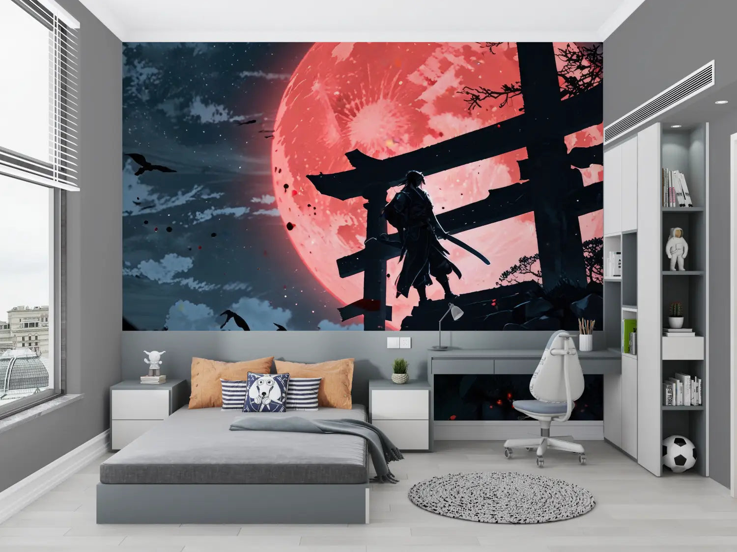 Japanese Wallpaper - Blood Moon