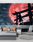 Papier Peint Japonais - Lune de Sang