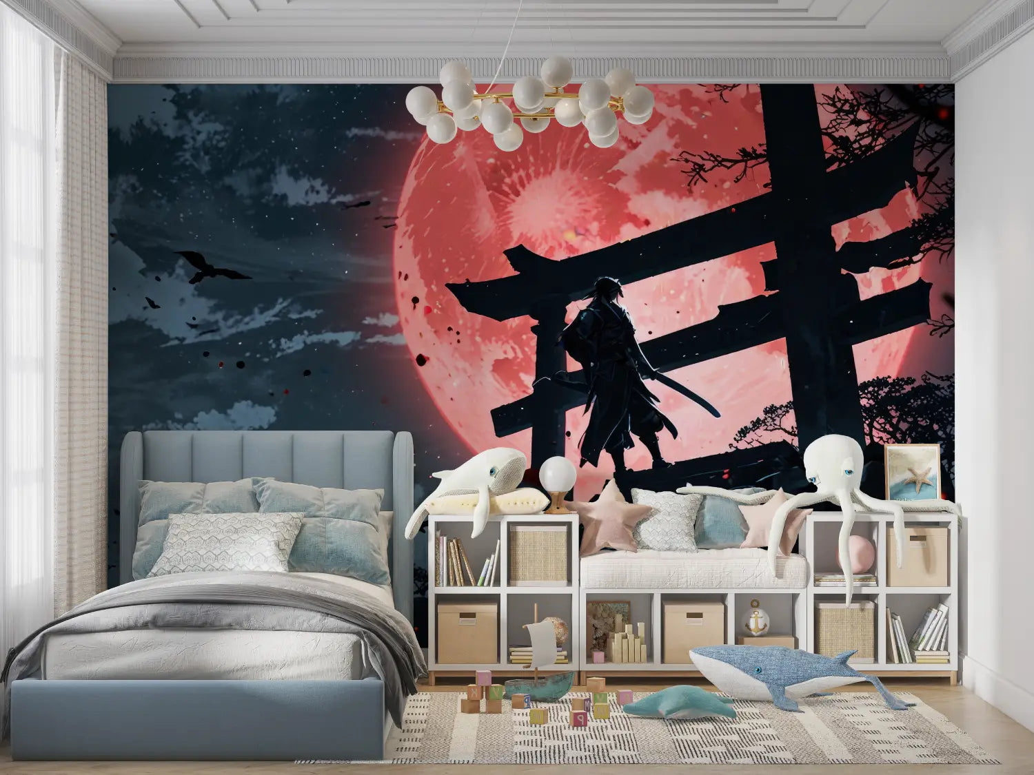 Japanese Wallpaper - Blood Moon