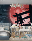 Papier Peint Japonais - Lune de Sang