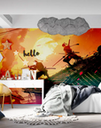 Japanese Wallpaper - Battle at Sunset