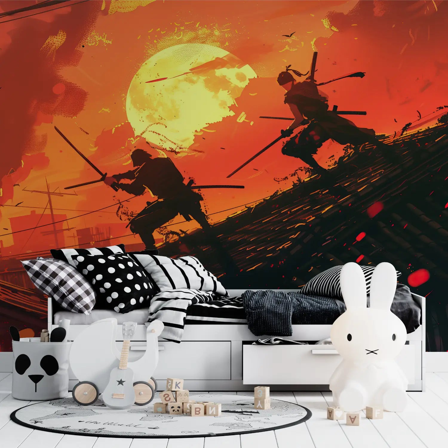 Japanese Wallpaper - Battle at Sunset