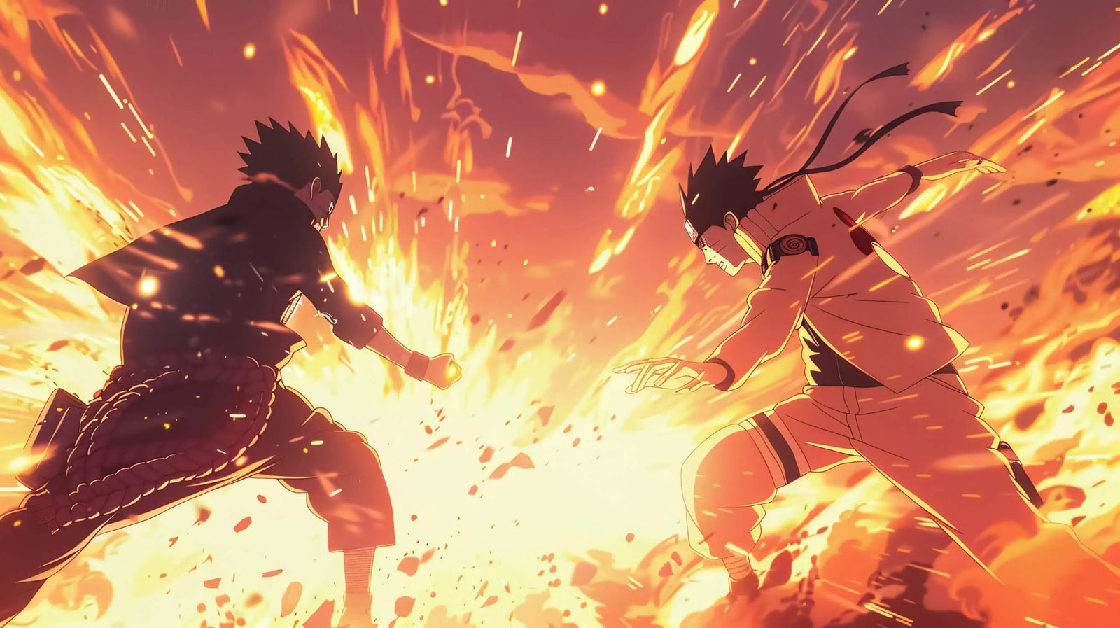 Fantasy Wallpaper - Fiery Battle