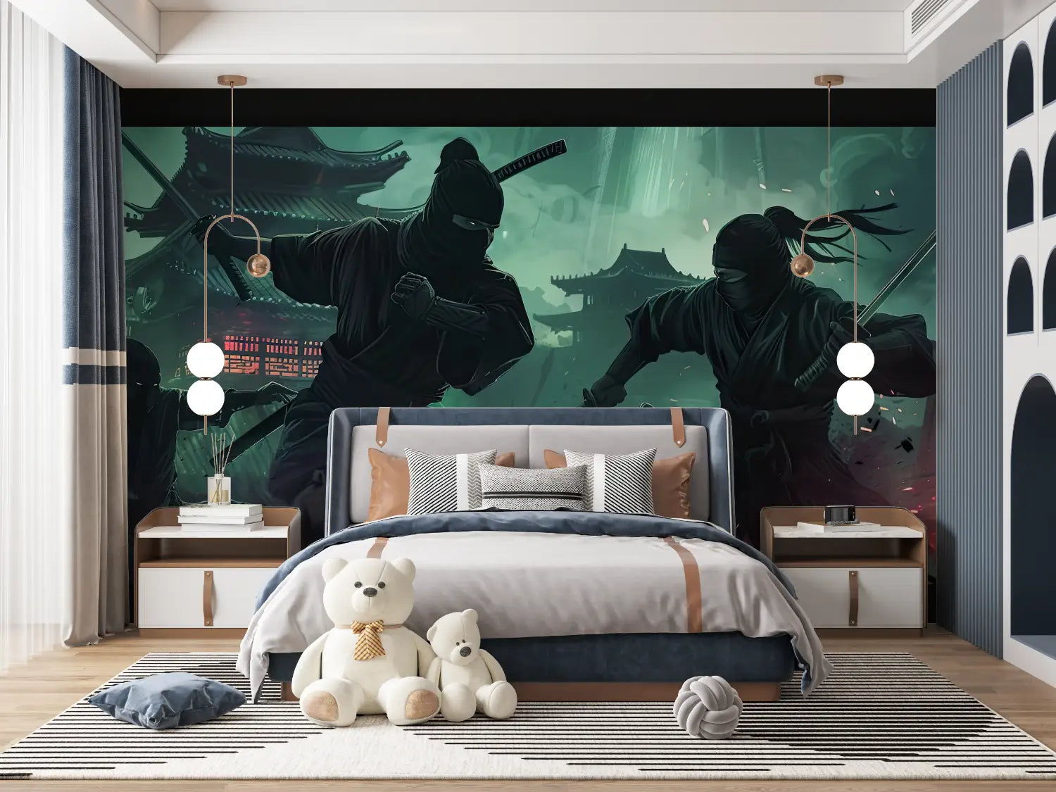 Japanese Wallpaper - Ninjas in the Shadows