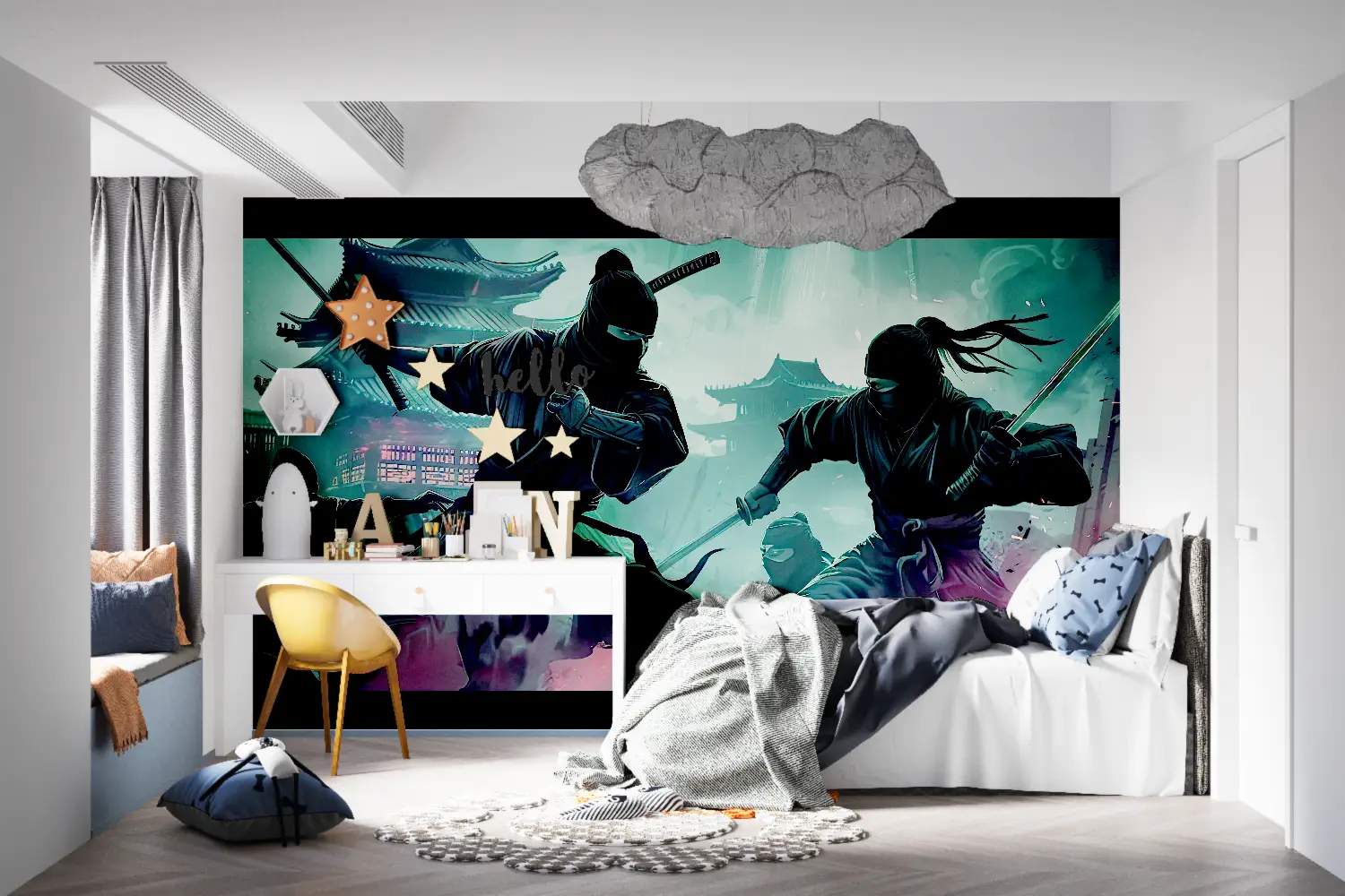 Japanese Wallpaper - Ninjas in the Shadows