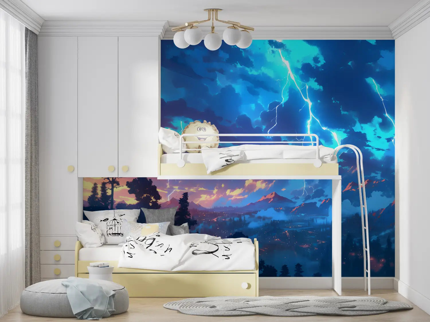 Landscape Wallpaper - Storm over the Mountains