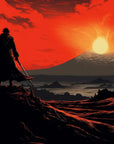 Mountain Wallpaper - Warrior at Sunset