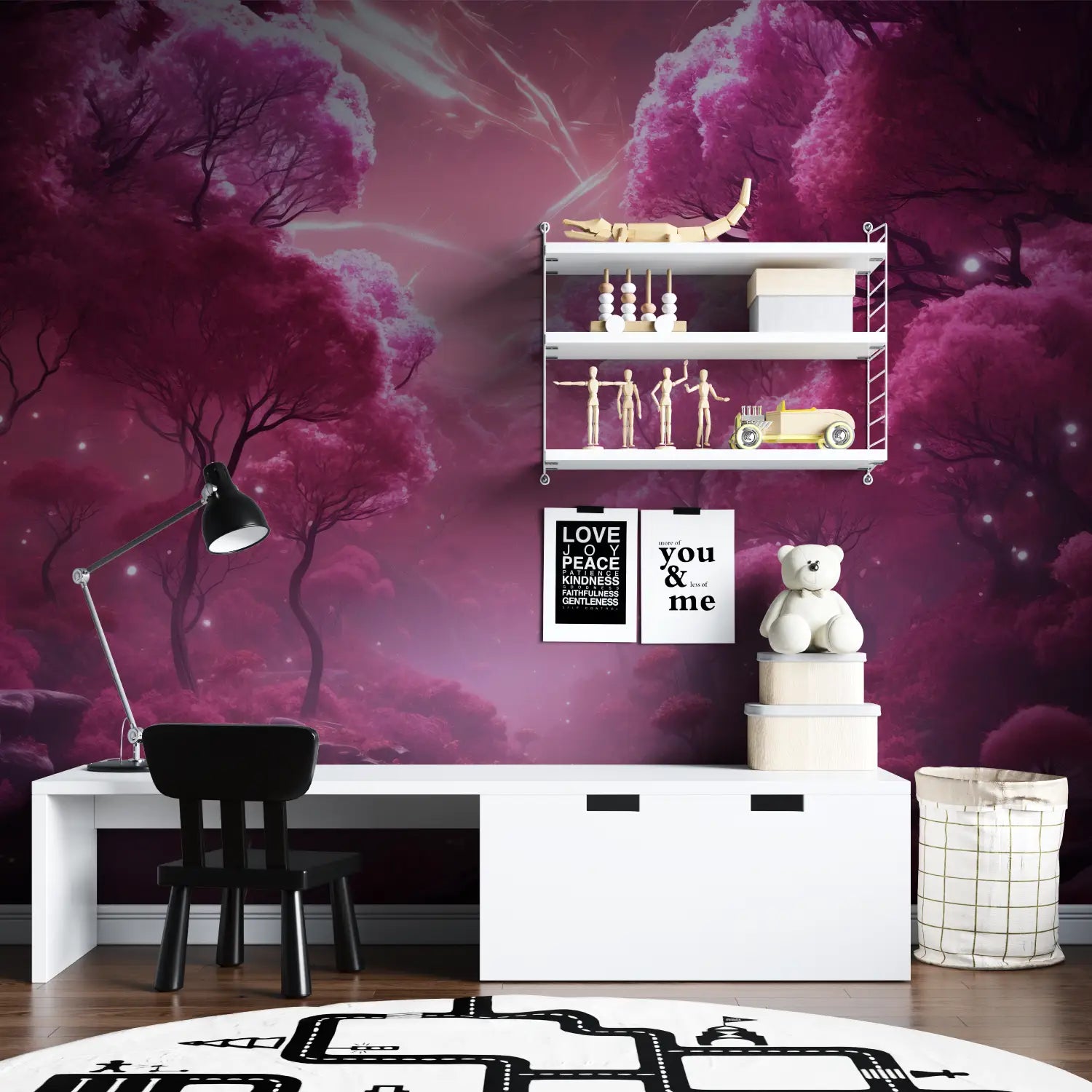 Papier Peint Forêt - Bois Enchanté