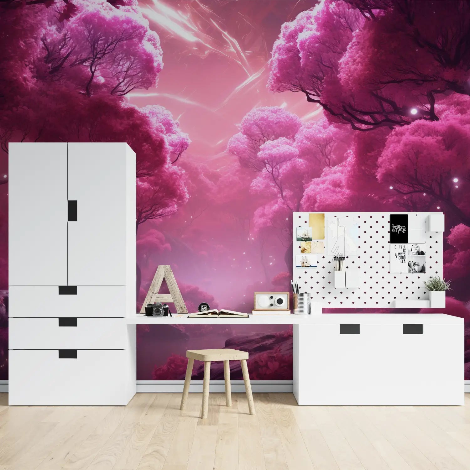 Papier Peint Forêt - Bois Enchanté