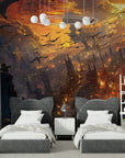 Landscape Wallpaper - City in Flames