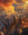 Landscape Wallpaper - City in Flames