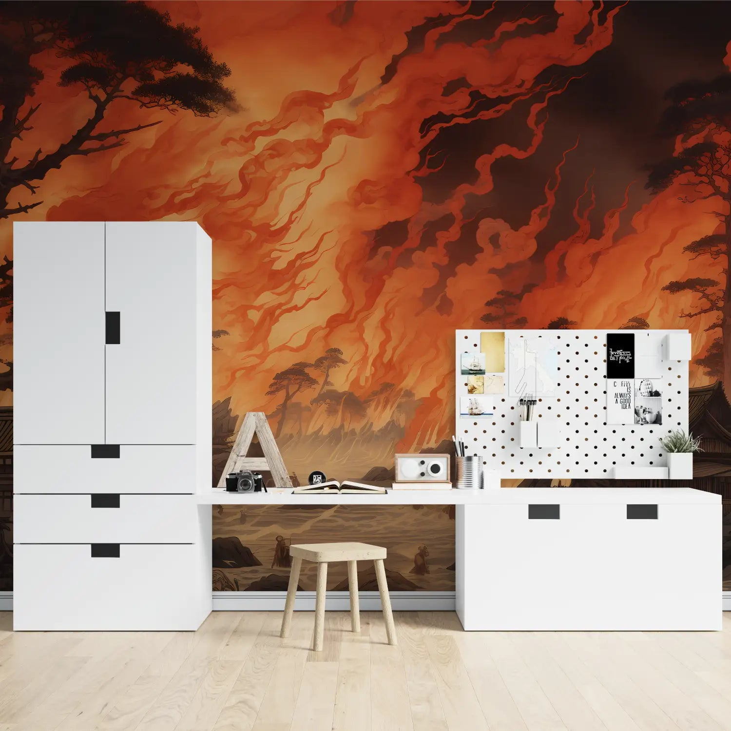 Japanese Wallpaper - Ancestral Fire