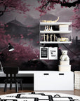Japanese Wallpaper - Warrior under Sakura