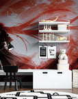 Japanese Wallpaper - Red Storm