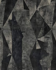 Papier Peint Géométrique - Triangles Sombres Texturés