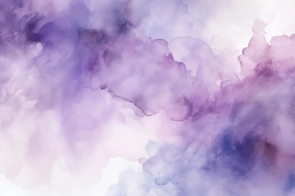 Papier Peint Aquarelle - Nuances Violettes