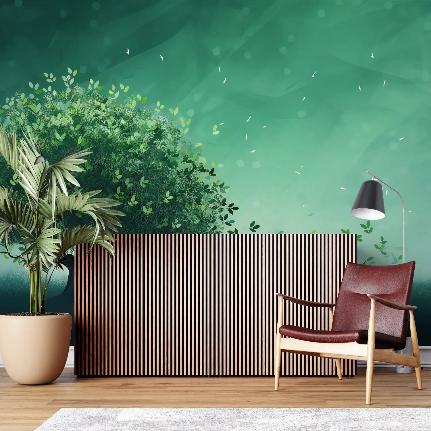 Papier Peint Paysage - Arbre Solitaire