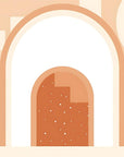 Papier Peint Art & Déco - Arche Terracotta