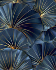 Japanese Wallpaper - Abstract and Golden Waves