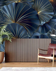 Japanese Wallpaper - Abstract and Golden Waves