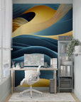 Geometric Wallpaper - Structured Fans