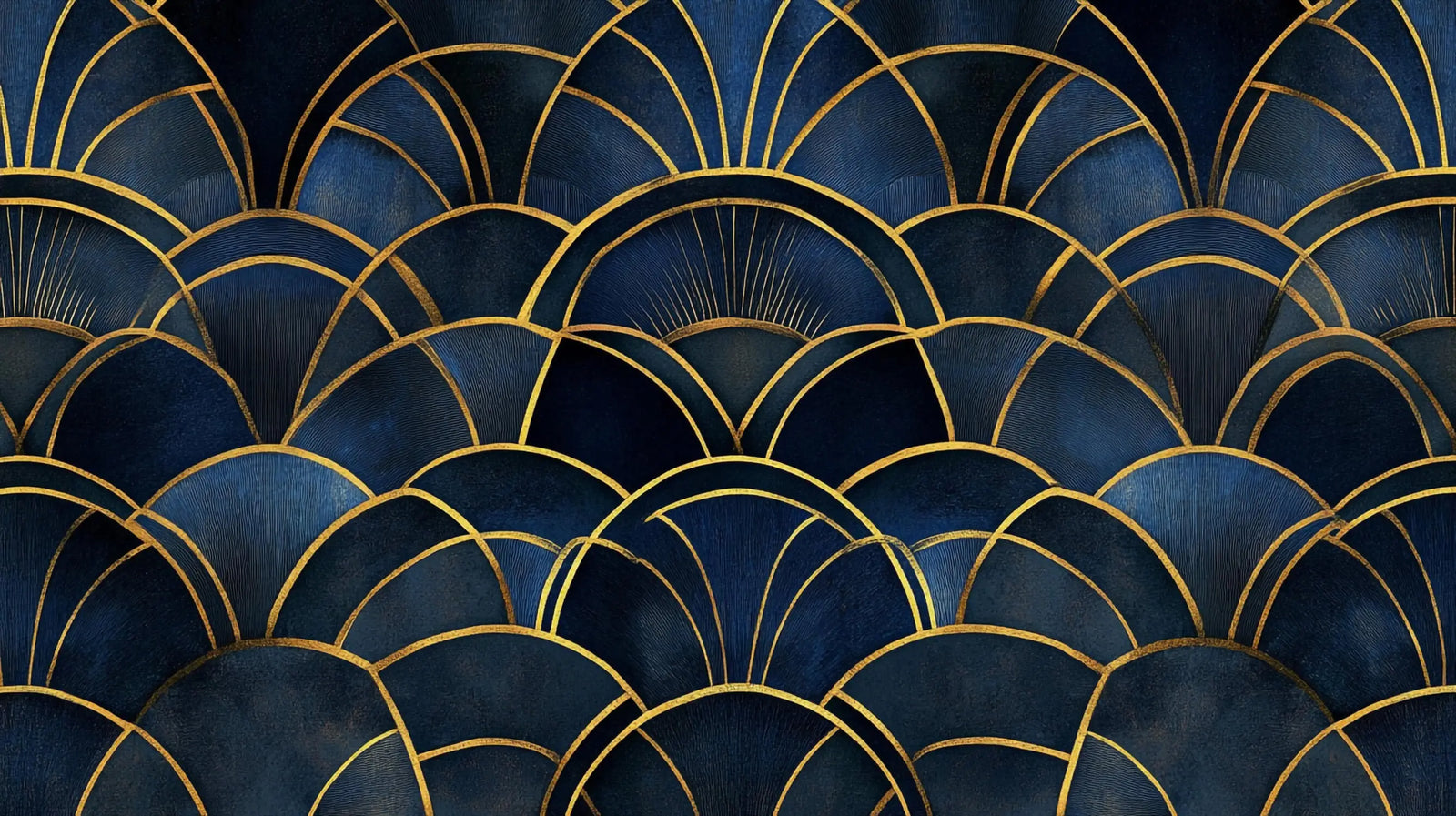 Geometric Wallpaper - Art Deco Graphic Scales