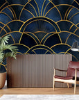 Geometric Wallpaper - Art Deco Graphic Scales
