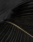 Papier Peint Feuillage - Éclat Noir et Or