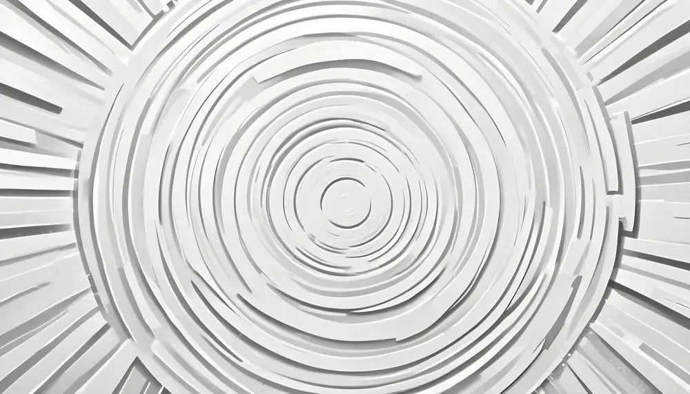 Papier Peint Art & Déco - Spirale Blanche