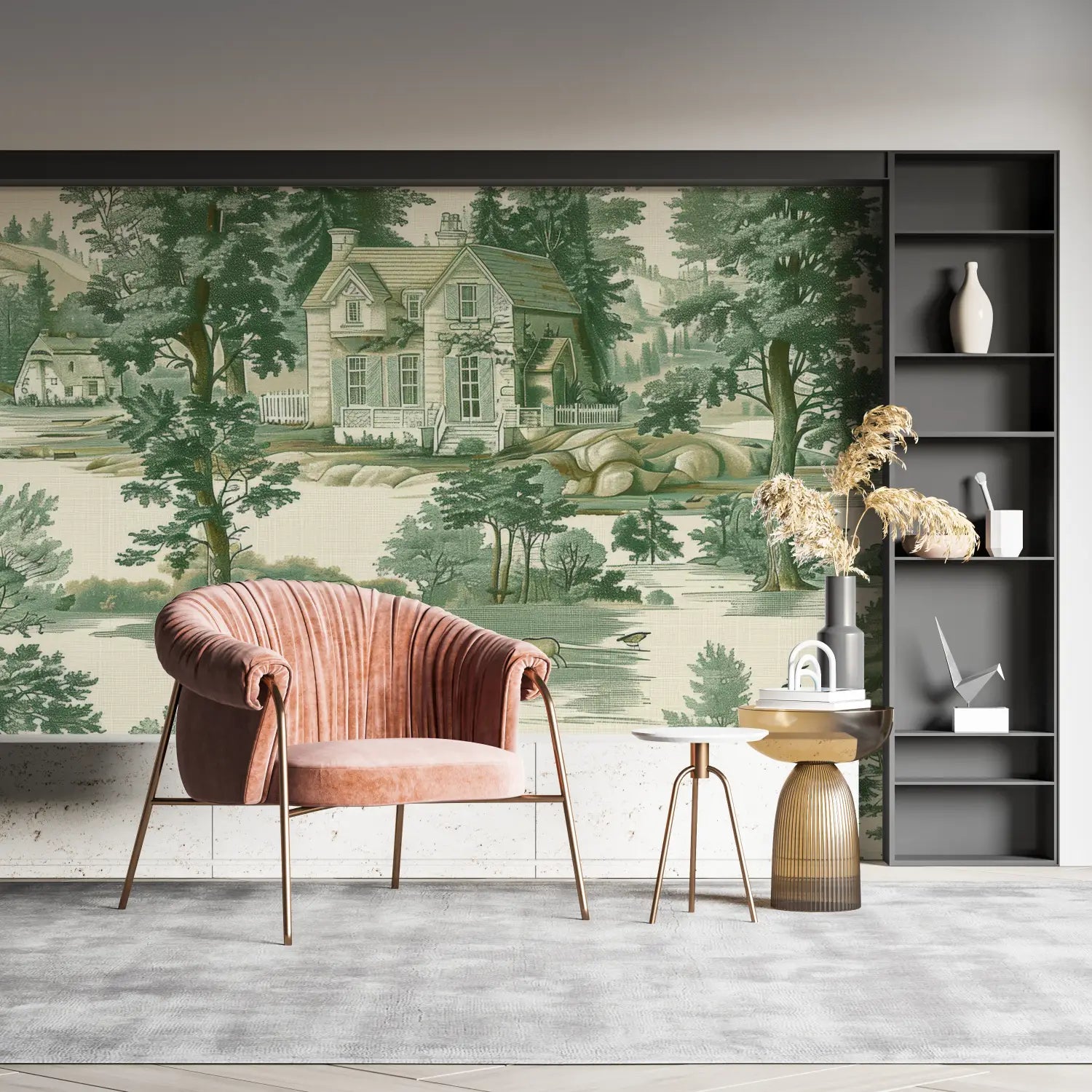 Landscape Wallpaper - Vintage Country House