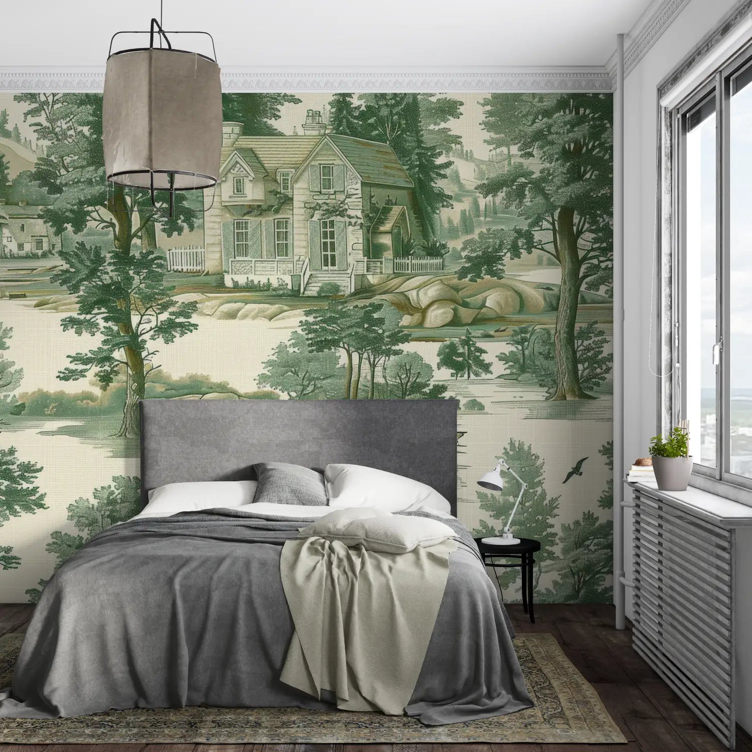 Landscape Wallpaper - Vintage Country House