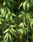 Papier Peint Forêt - Bambous Luxuriants