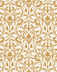 Art Deco Wallpaper – Gold Baroque Patterns on Ivory
