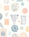 Geometric Wallpaper – Abstract Pastel Shapes