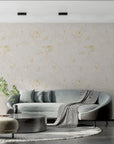 Papier Peint Floral – Roses Ton sur Ton