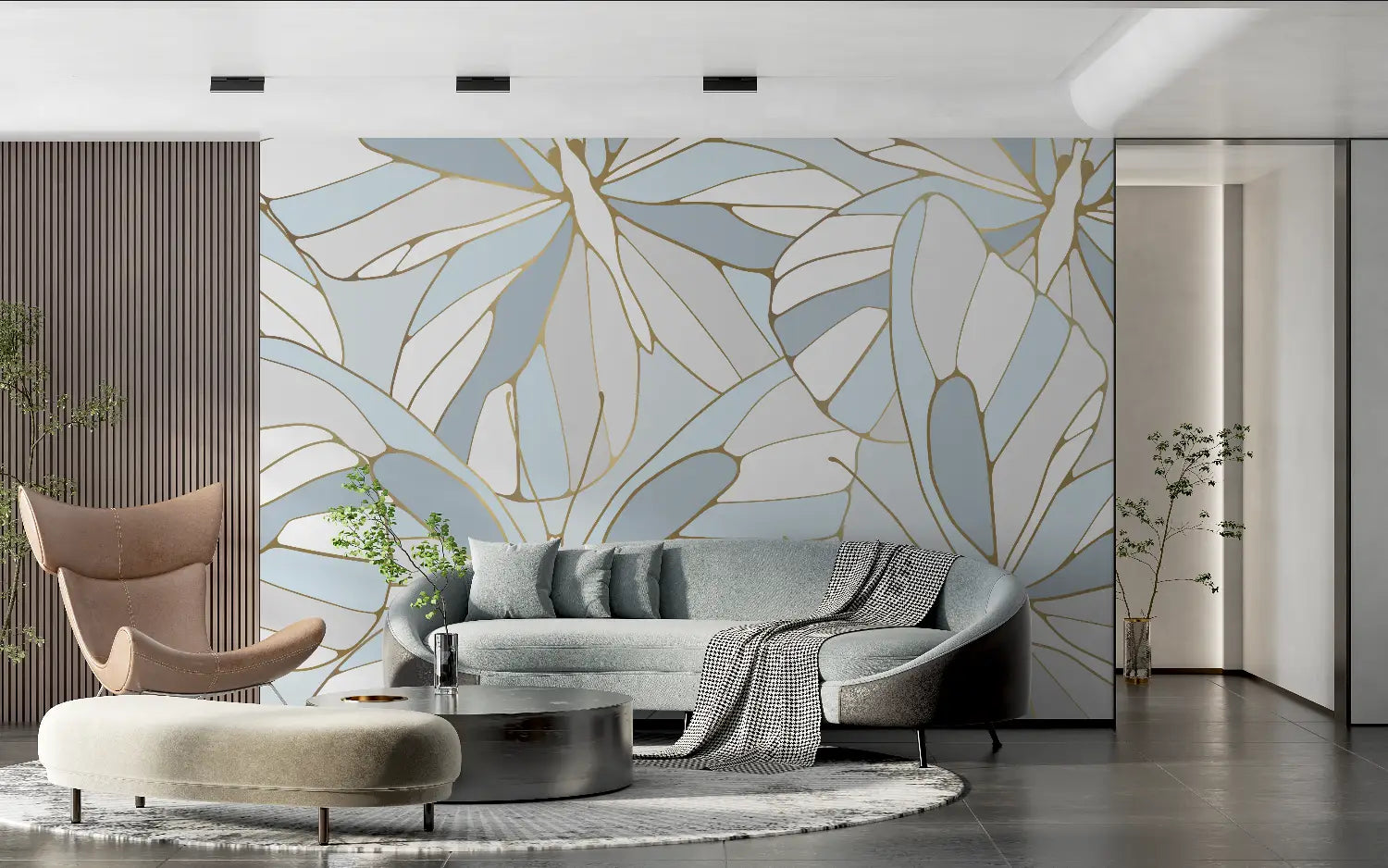 Animal Wallpaper - Pastel Butterflies