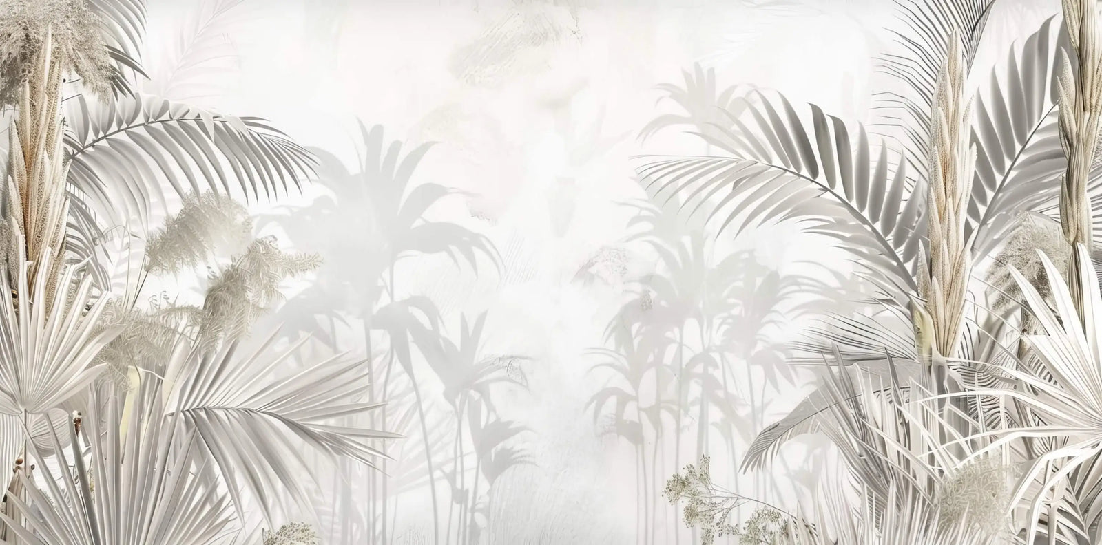 Papier Peint Tropical - Ombres Exotiques