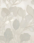 Floral Wallpaper - Delicate Flowers in Beige