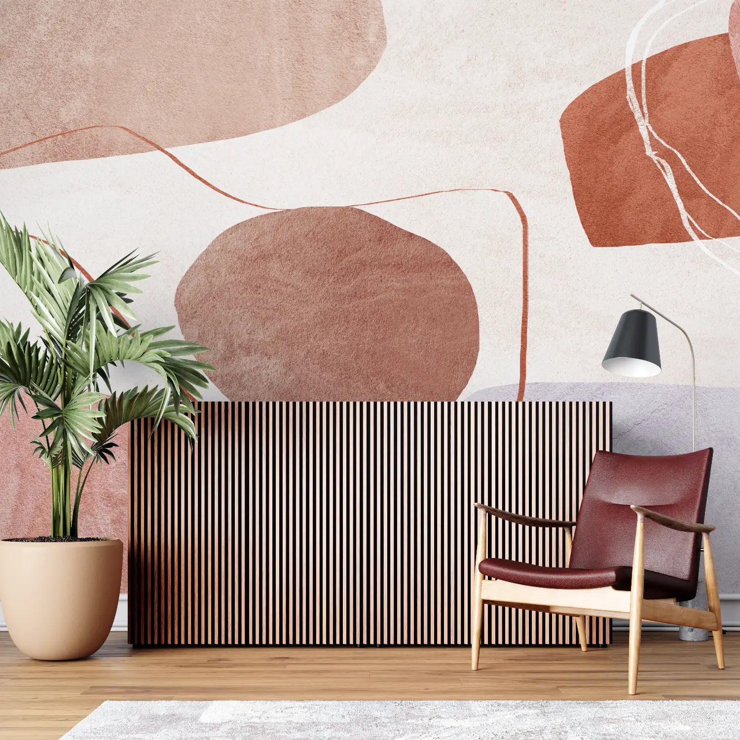 Geometric Wallpaper - Abstract Pastel Shapes