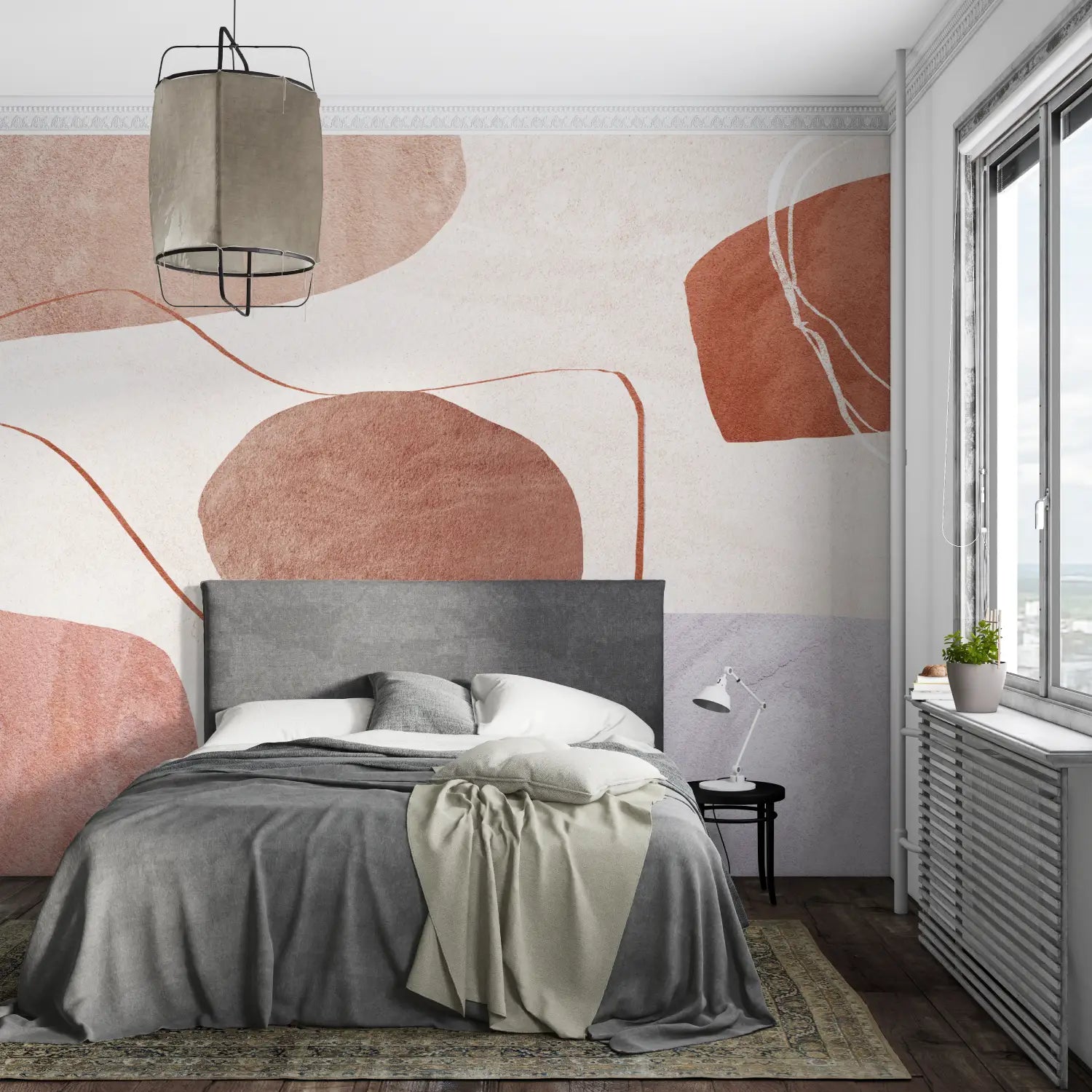 Geometric Wallpaper - Abstract Pastel Shapes